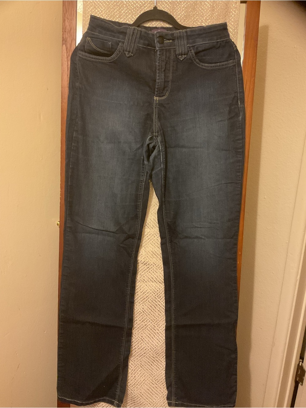 NYDJ Dark Wash Straight Leg Jeans